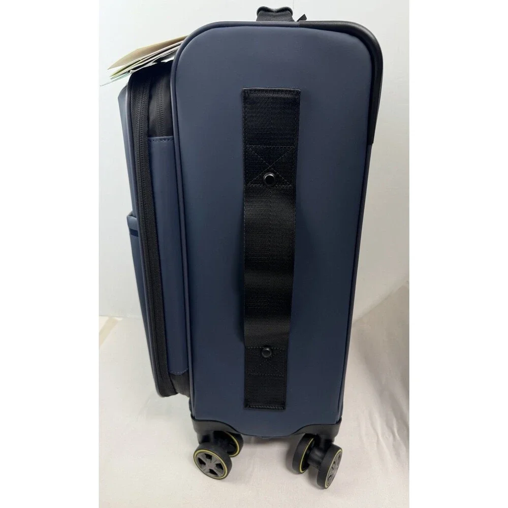 Delsey Paris Turenne Soft Expandable Carry On Spinner Suitcase Luggage